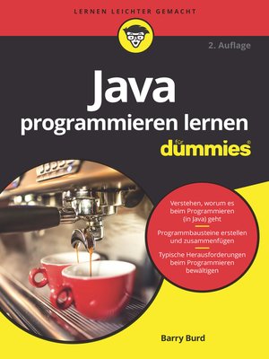 cover image of Java programmieren lernen f&uuml;r Dummies
